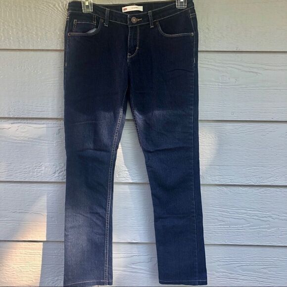 Levi’s kids youth 711 skinny dark wash 16 regular - Picture 2 of 11